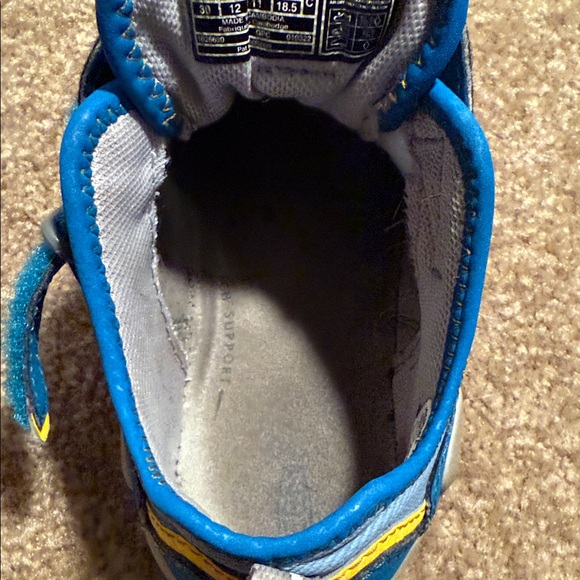 Keen Kids Blue and Yellow Sneakers - Picture 3 of 10